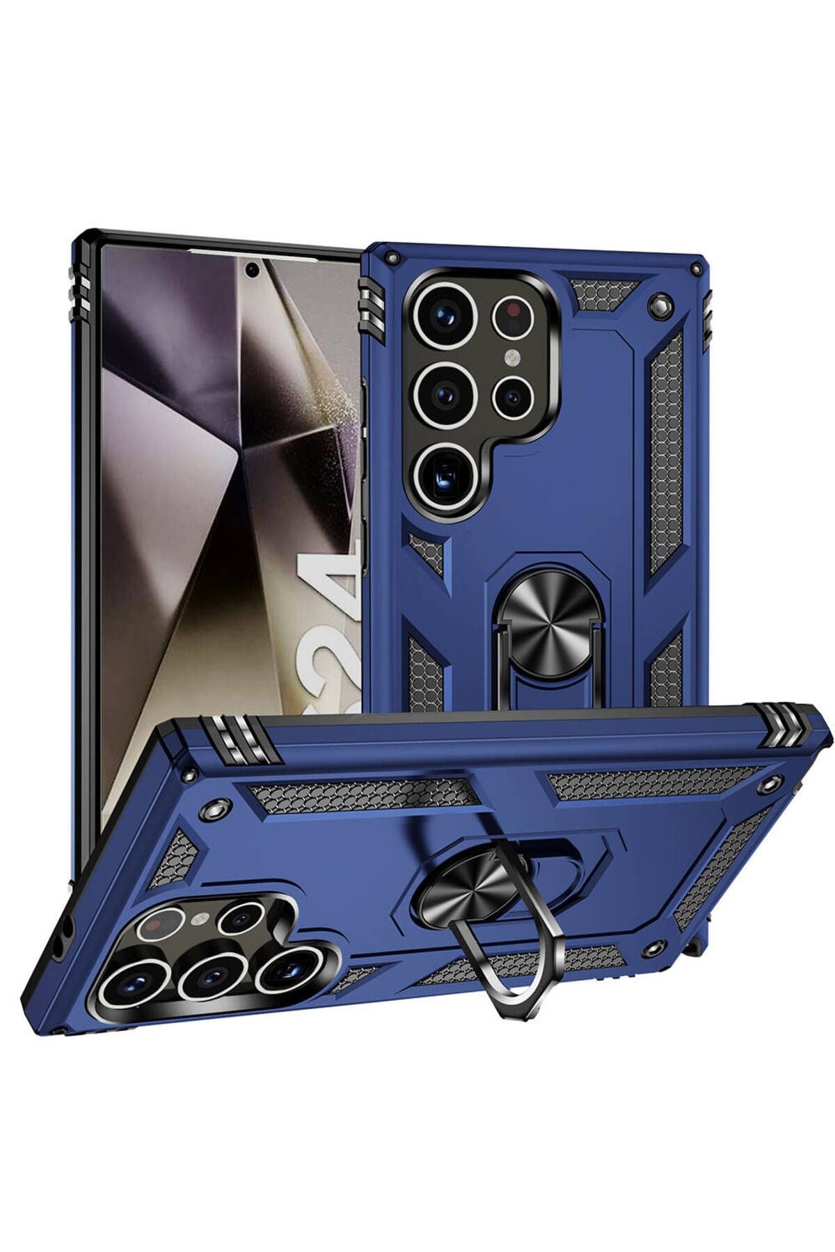 Galaxy S24 Ultra Kılıf SVL Vega Kapak - Mavi