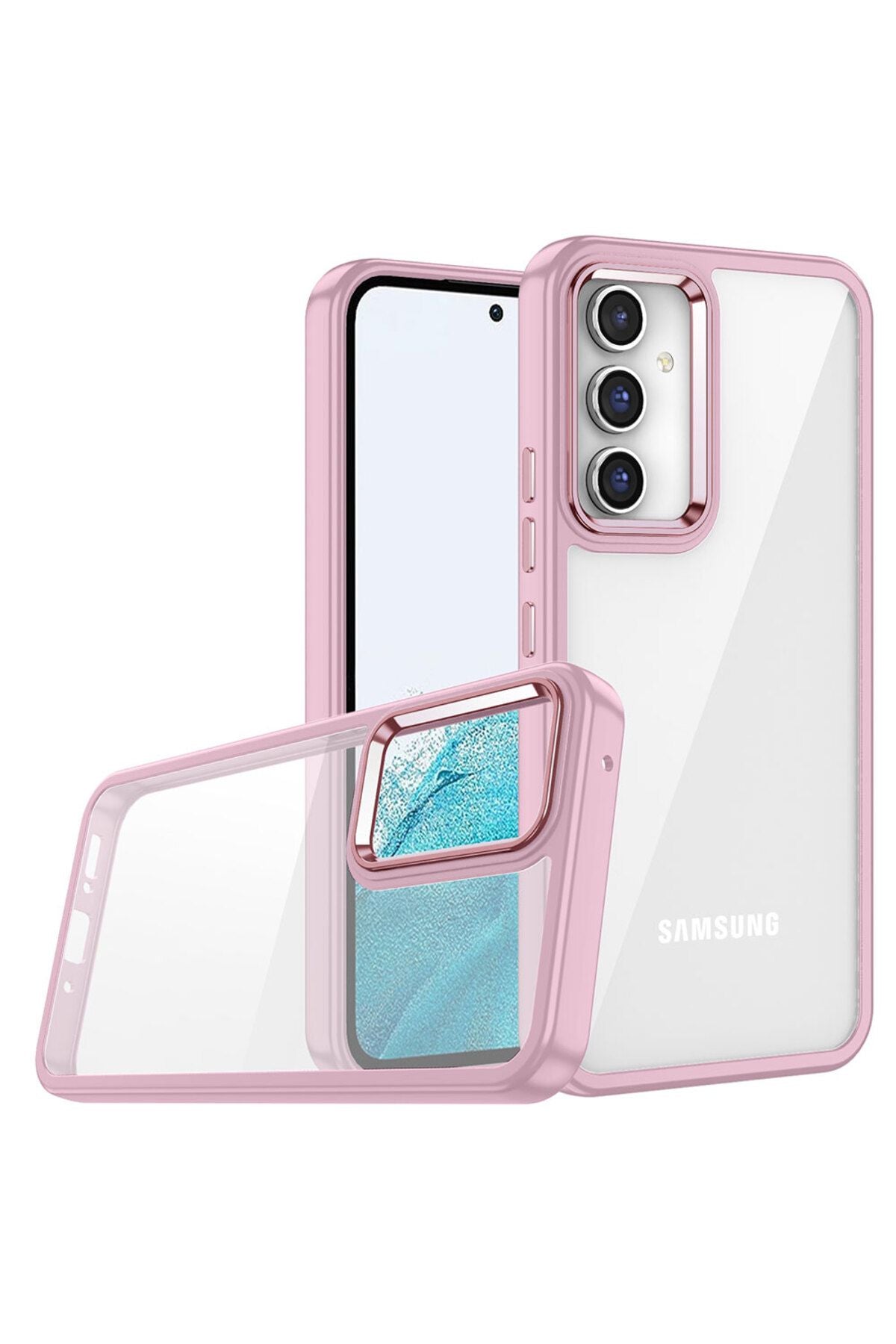 Galaxy A24 Kılıf GLLP Flora Kapak - Rose Gold