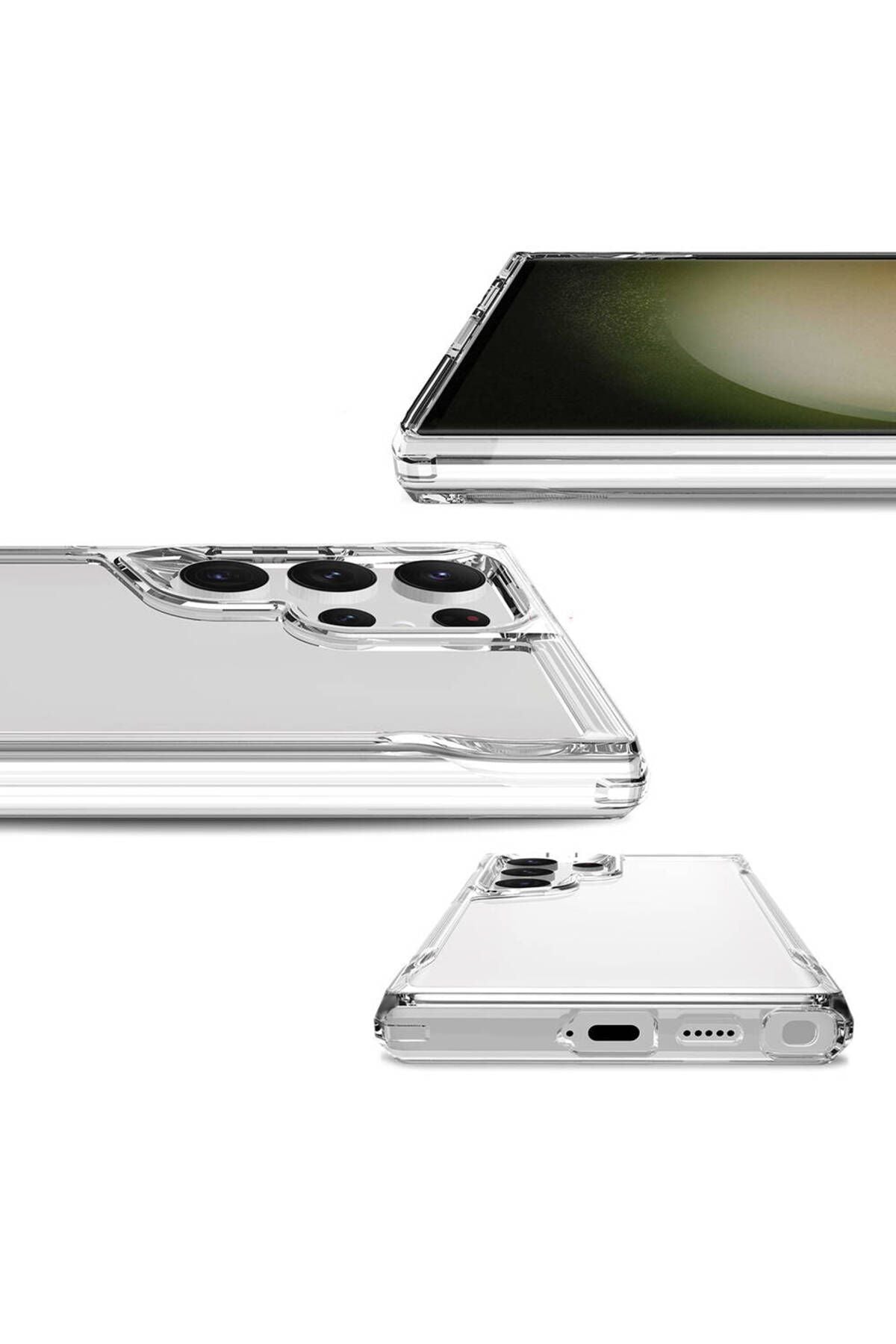 Galaxy S24 Ultra Uyumlu Zore T-Max Kılıf-Renksiz