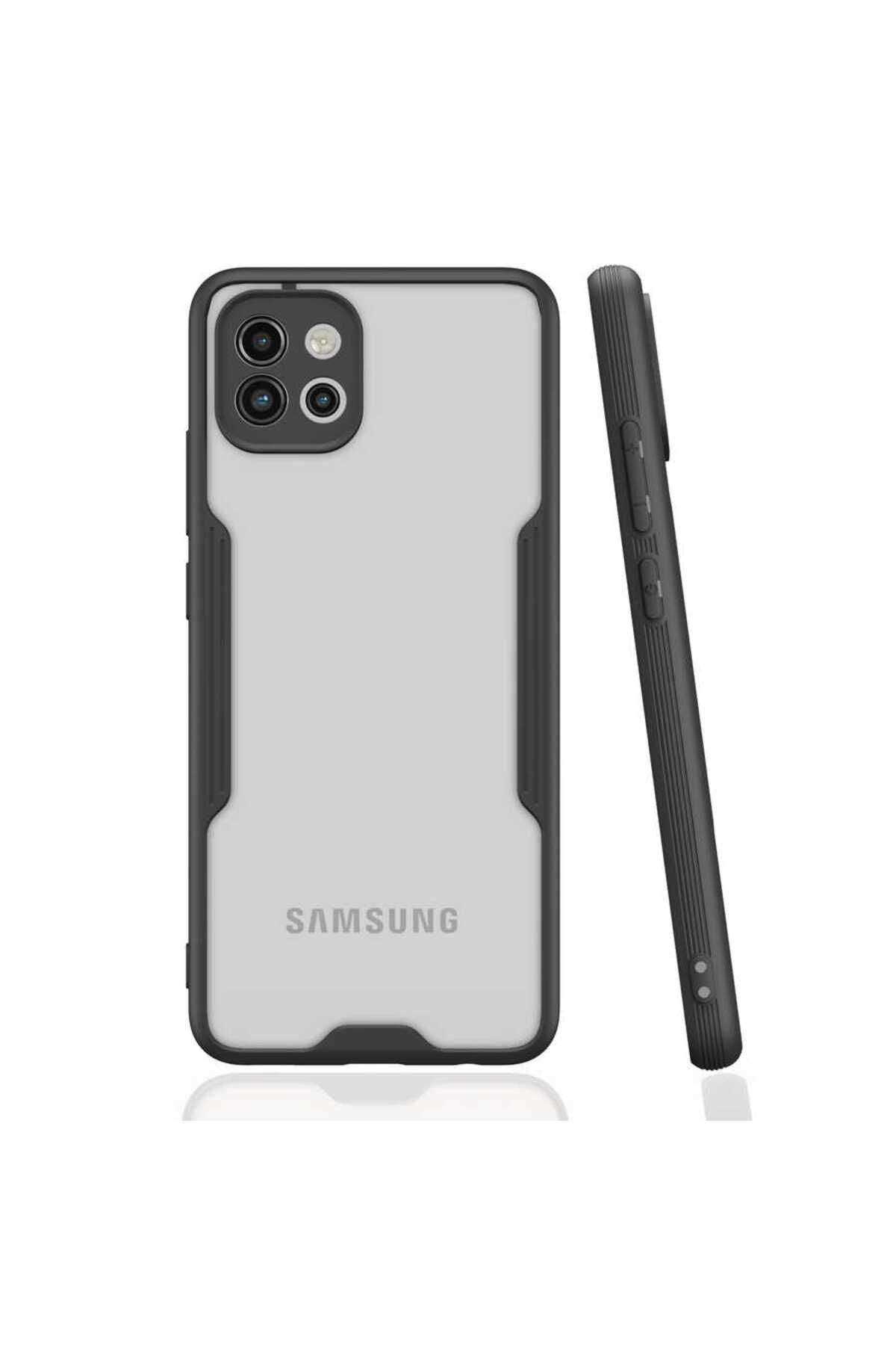 Galaxy A03 Kılıf AKAV Parfe Kapak - Lila