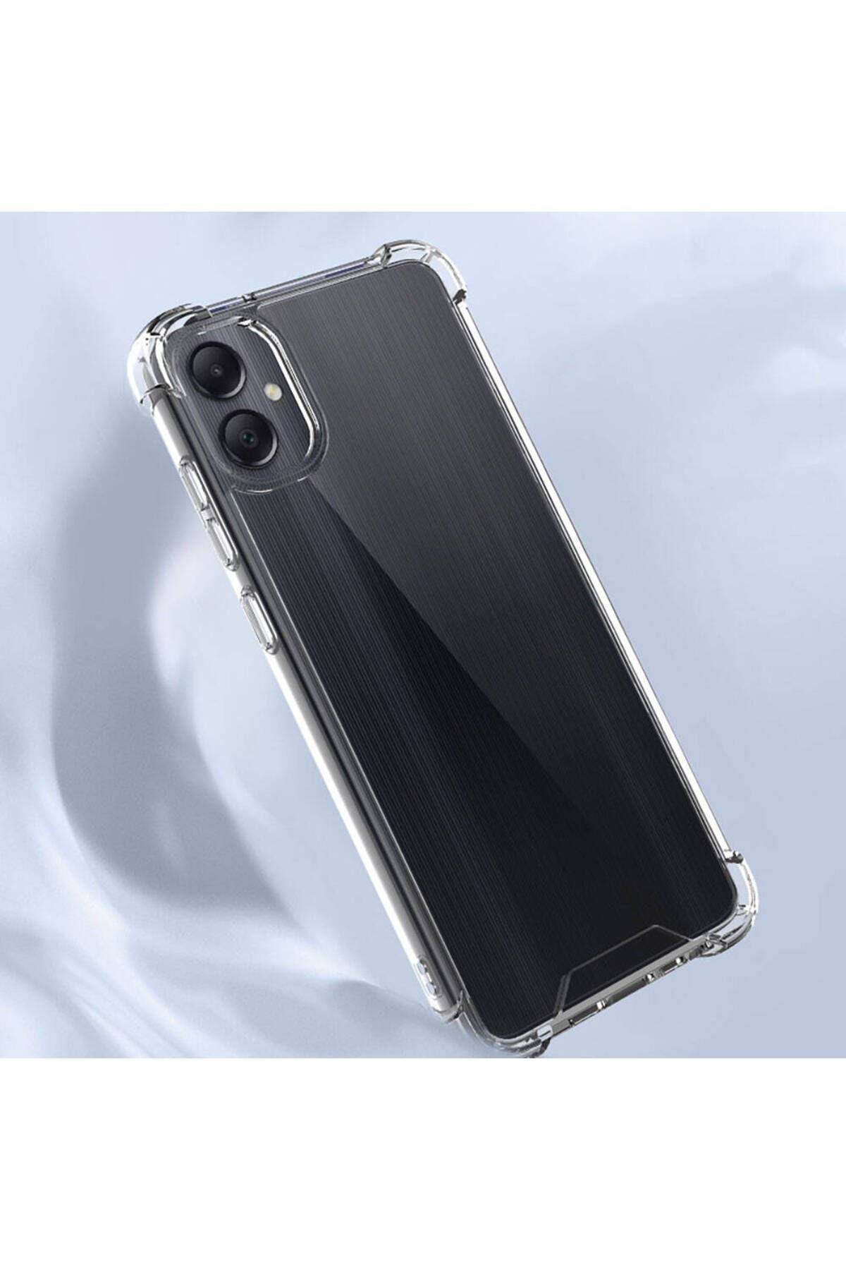 Galaxy A05 Uyumlu NTW Kılıf Zore Nitro Anti Shock Silikon-Renksiz