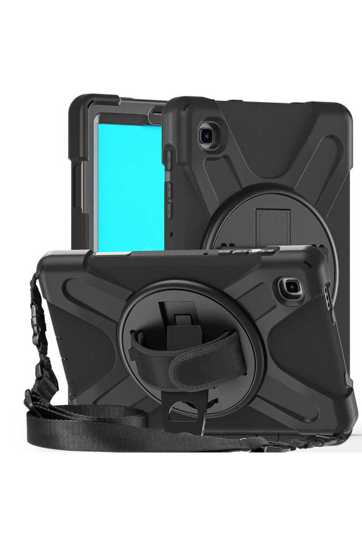 Galaxy Tab A7 Lite T225 Zore Defender Tablet Silikon - Siyah