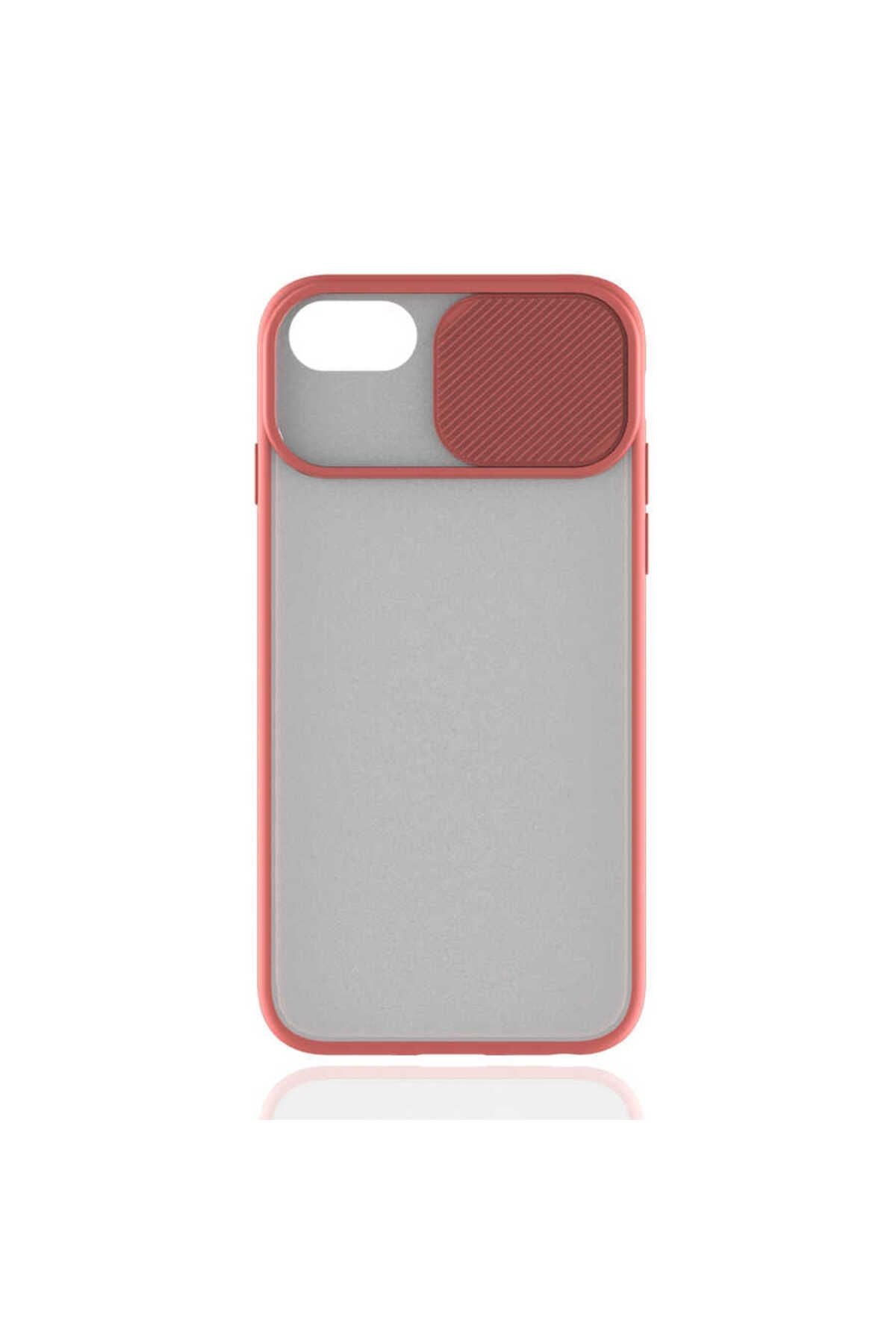 iPhone SE 2022 Uyumlu Zore LPAT-i Kılıf-Pembe Açık
