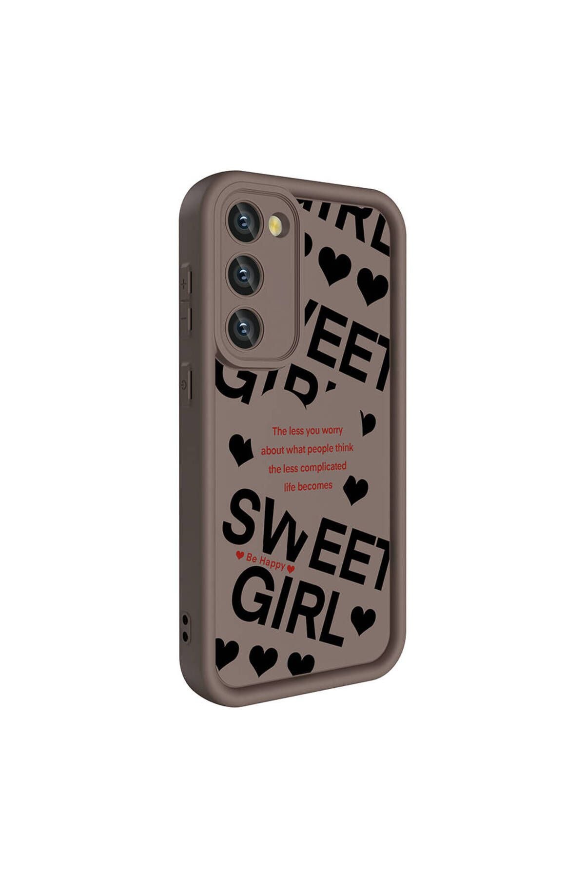 Galaxy S23 Kılıf Kamera Korumalı Baskılı Arka Yüzey Zore Klas Kapak - Siyah