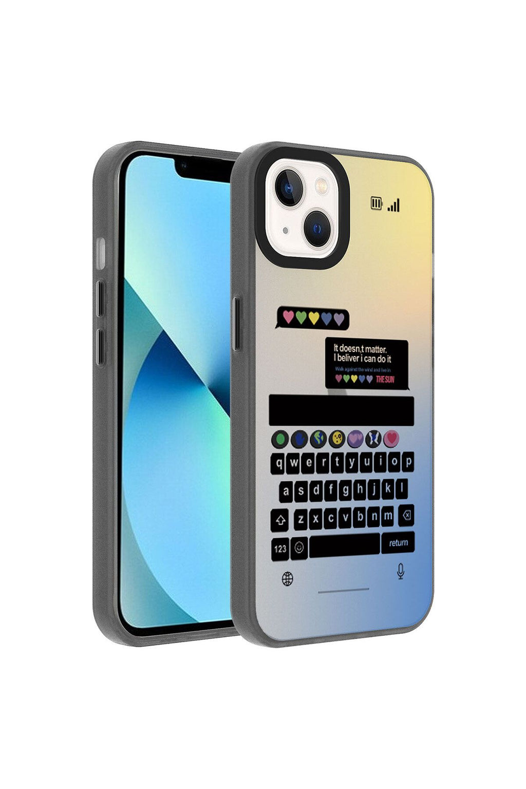 iPhone 14 Uyumlu Desenli CSK Zore Dragon Sert Kılıf-Astronot