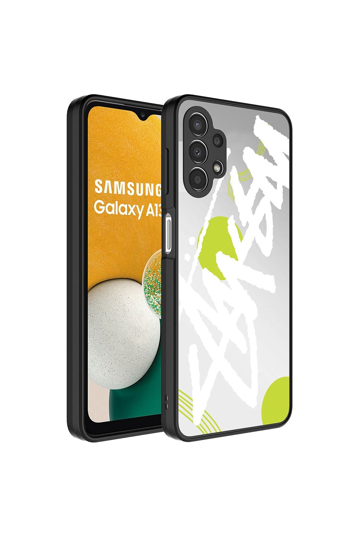 Galaxy A32 4G Kılıf Aynalı Desenli Kamera Korumalı Parlak Zore Mirror Kapak - Süper Anne