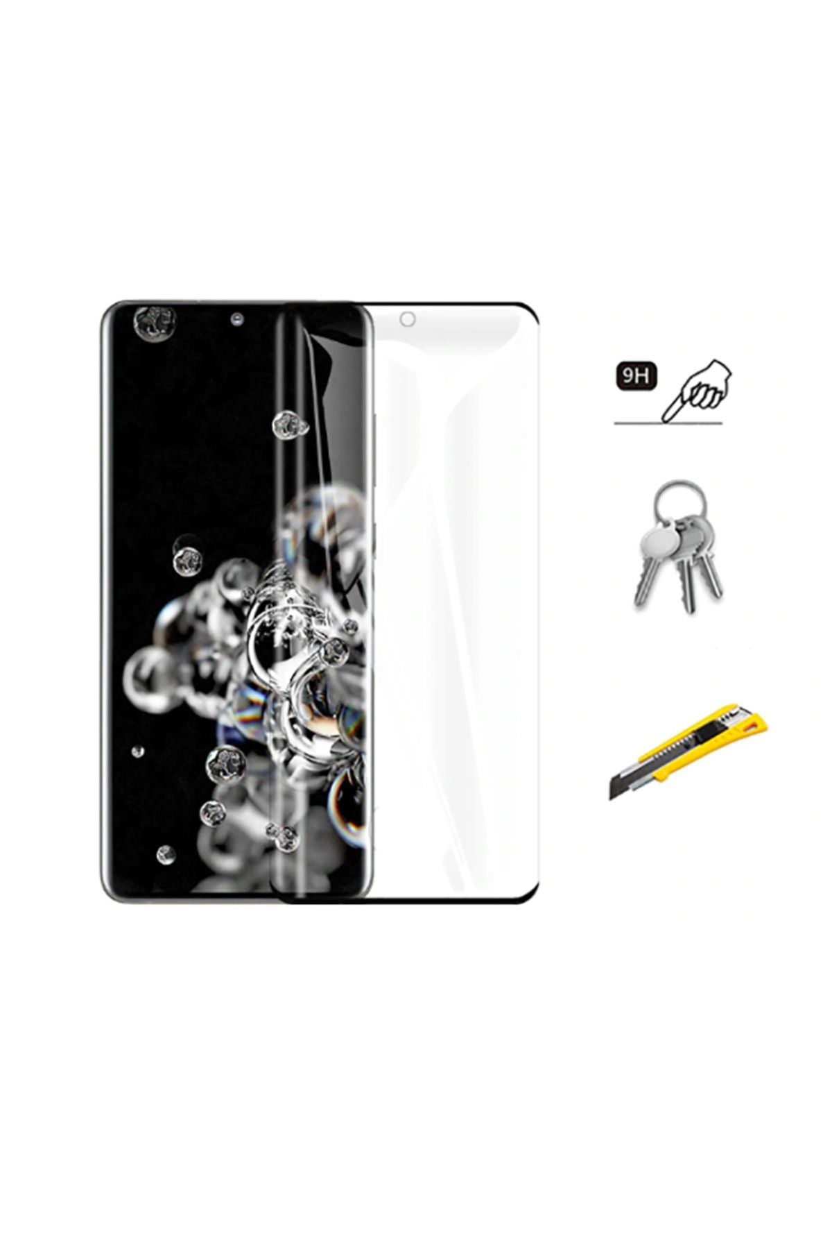 Galaxy S21 Ultra Uyumlu Zore Süper Pet Ekran Koruyucu Jelatin