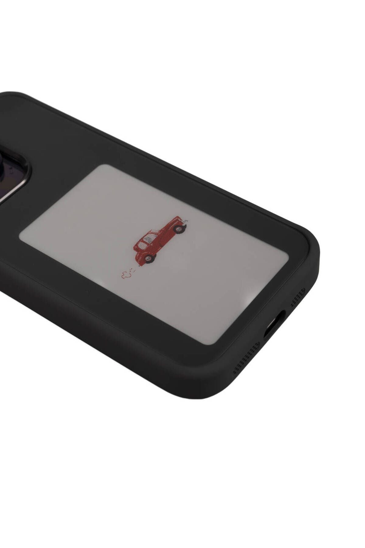 iPhone 15 Uyumlu CSK Zore Ekranı Yansıtan Akıllı NFC Kılıf-Siyah