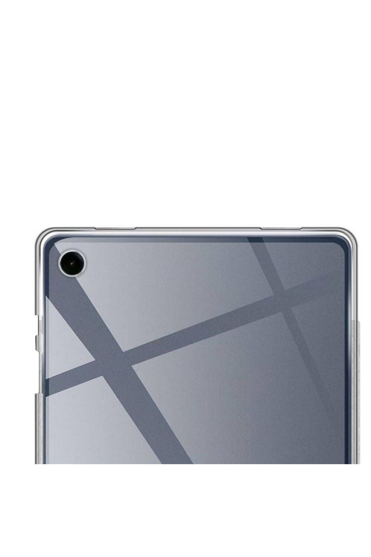 Galaxy Tab A9 Plus Kılıf  Uyumlu Zore Tablet Süper Silikon Kapak-Renksiz