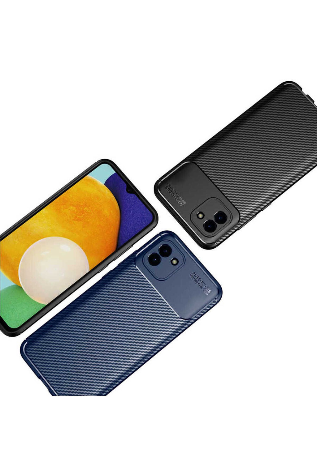 Galaxy A03 Kılıf Zore Negro Silikon Kapak - Siyah