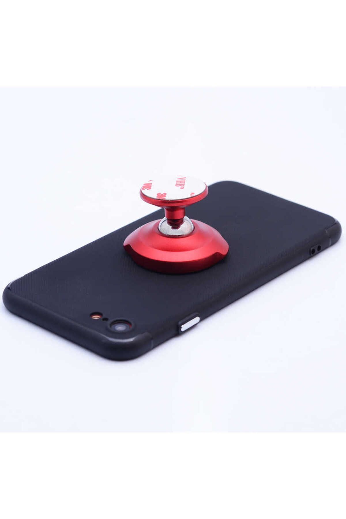 iPhone SE 2022 Uyumlu Zore Time Magnet Silikon-Kırmızı
