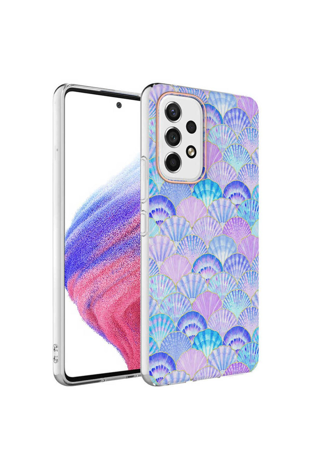 Galaxy A13 4G Kılıf Zore Bella Kapak - Lila