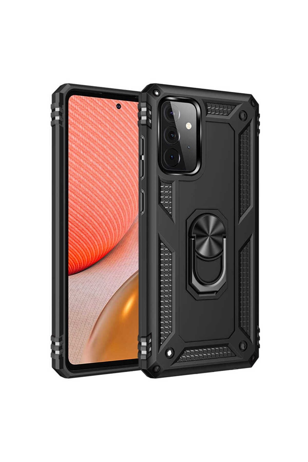 Galaxy A52 Kılıf Zore Vega Kapak - Siyah