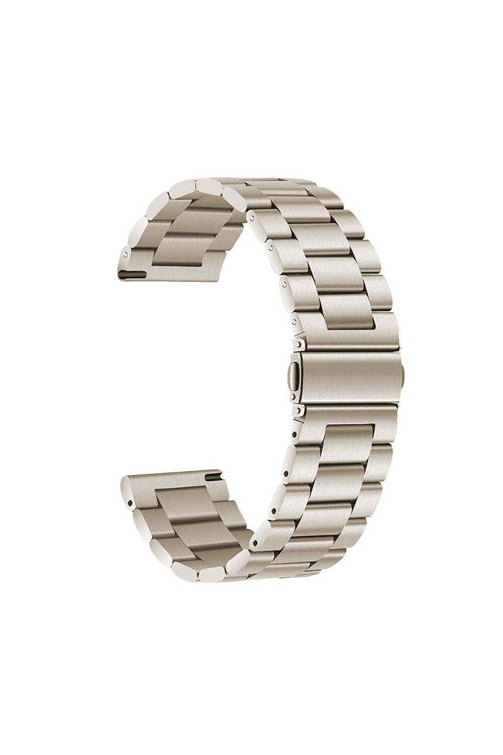 Galaxy Watch Active 2 40mm Zore Band-04 20mm Metal Kordon-Gümüş