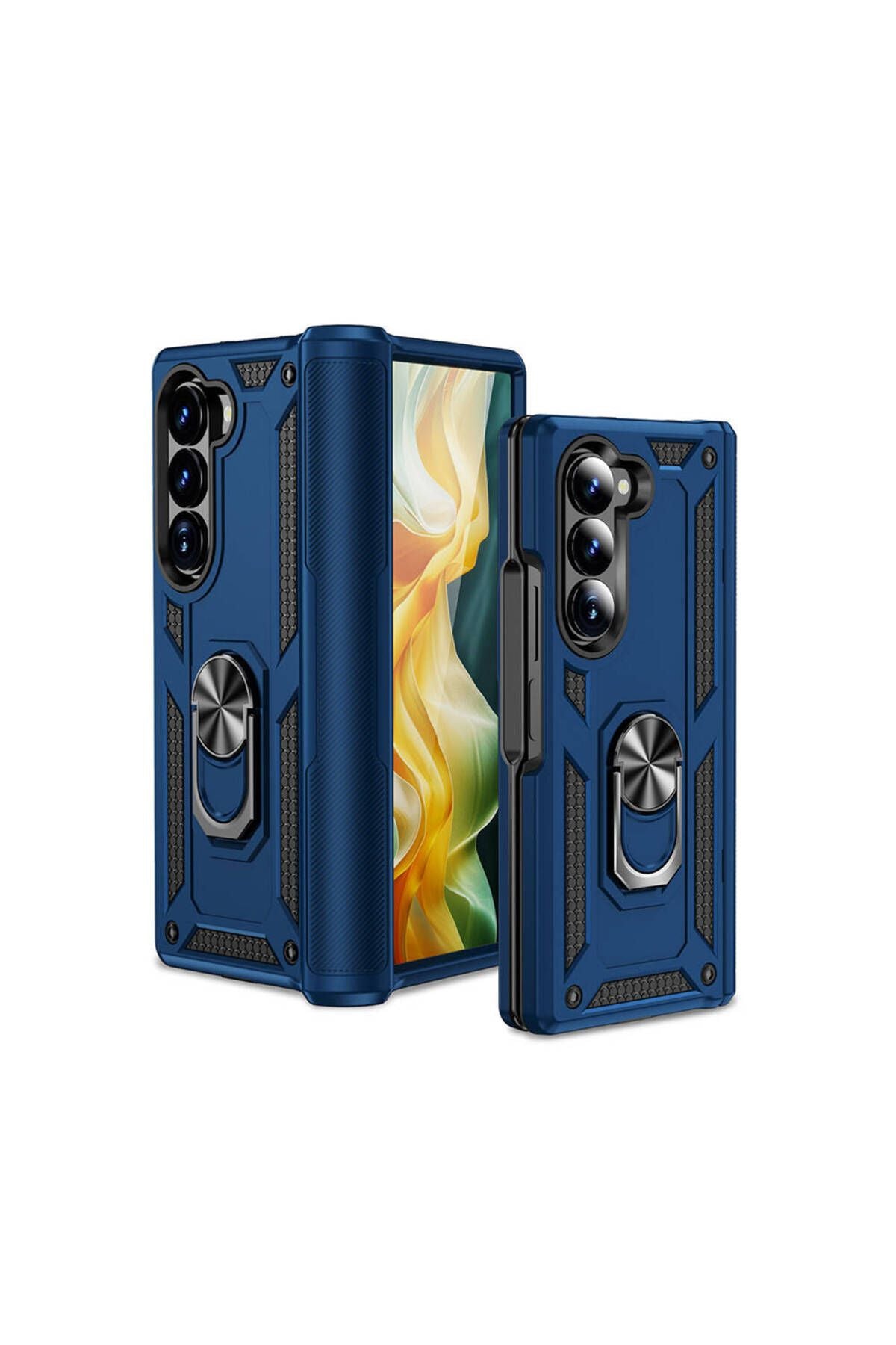 Galaxy Z Fold 6 Kılıf Zore Vega Kapak - Siyah
