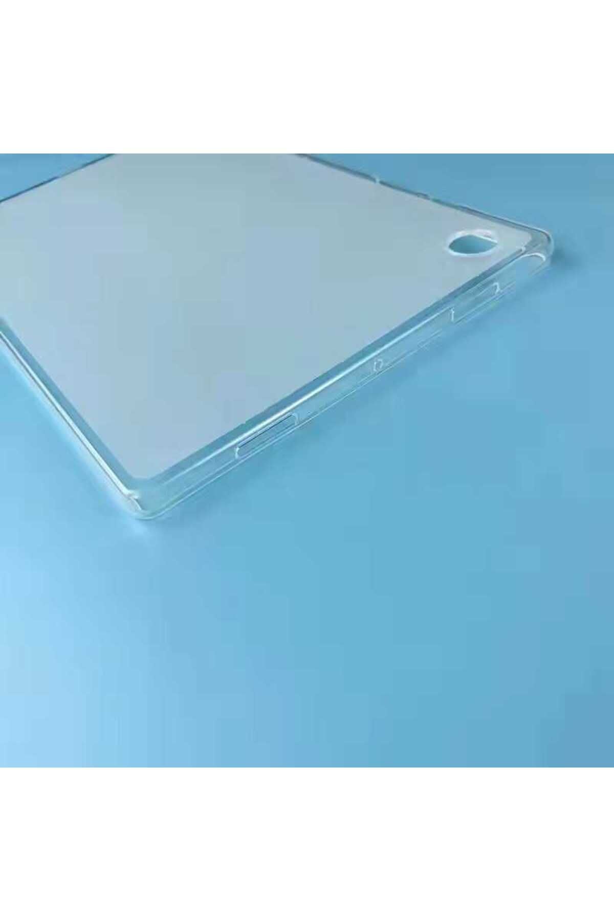 Galaxy Tab A8 10.5 SM-X200 (2021) Kılıf  Uyumlu Zore Tablet Süper Silikon Kapak-Renksiz