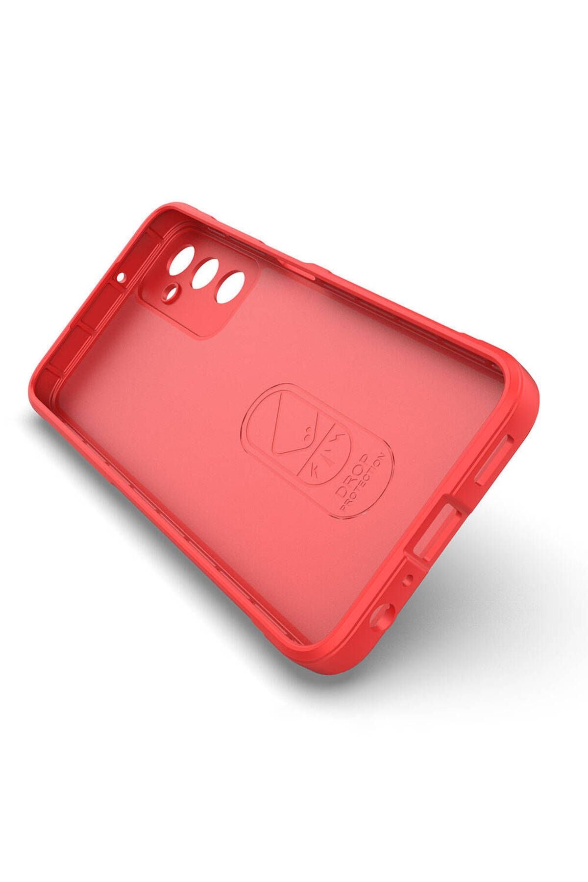 Galaxy A05S Kılıf Esnek TPU Oyuklu Arka Yüzey Tasarımlı Zore Etnik Silikon Kapak - Koyu Yeşil