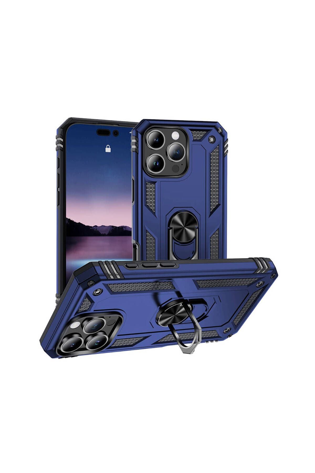 Apple iPhone 16 Pro Kılıf Zore Vega Kapak-Kırmızı