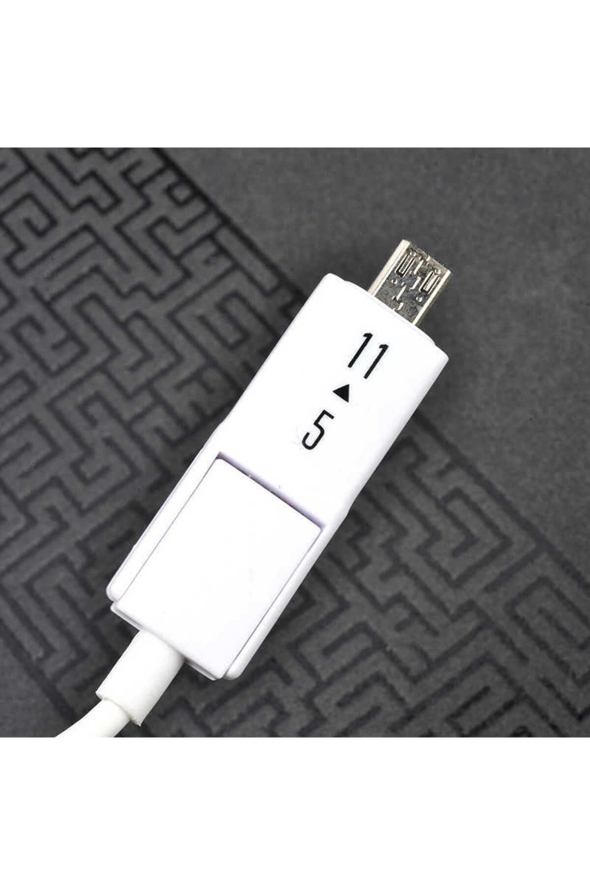 Beyaz Galaxy Note 3 MHL HDMI Kablo-Zore