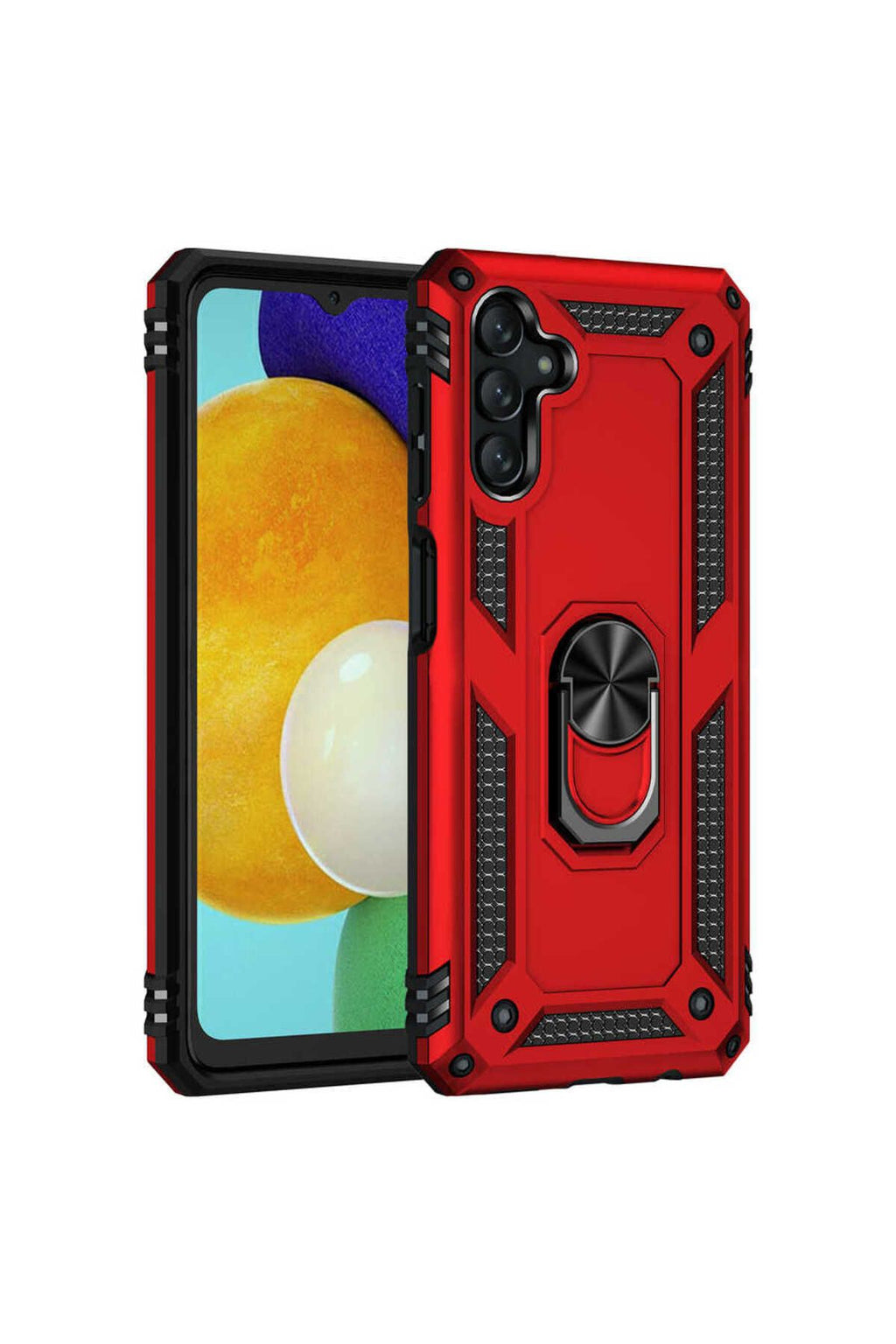 Galaxy A04S Kılıf Zore Vega Kapak - Kırmızı