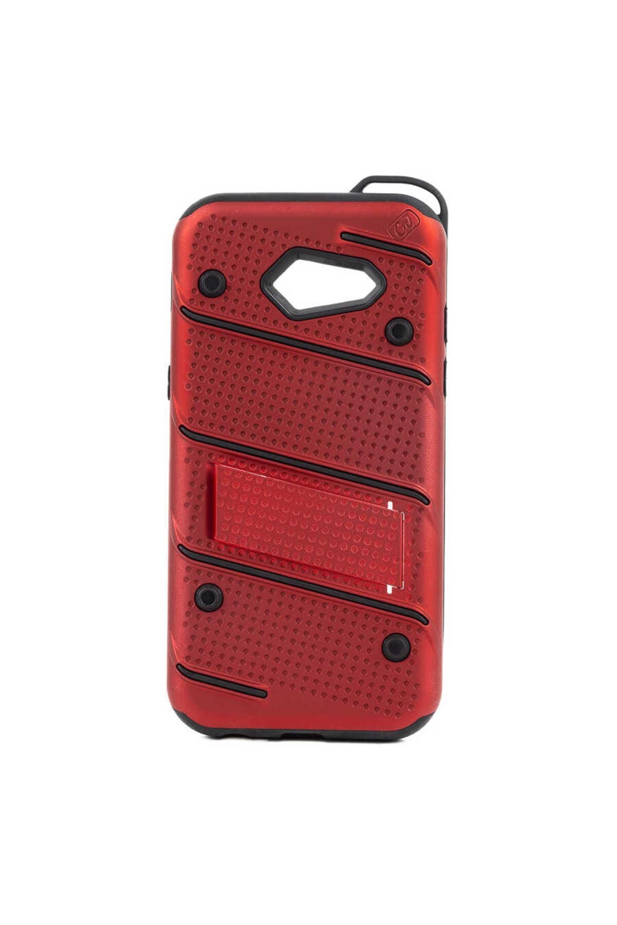 Galaxy A5 2017 Kılıf Zore İron Kapak - Kırmızı