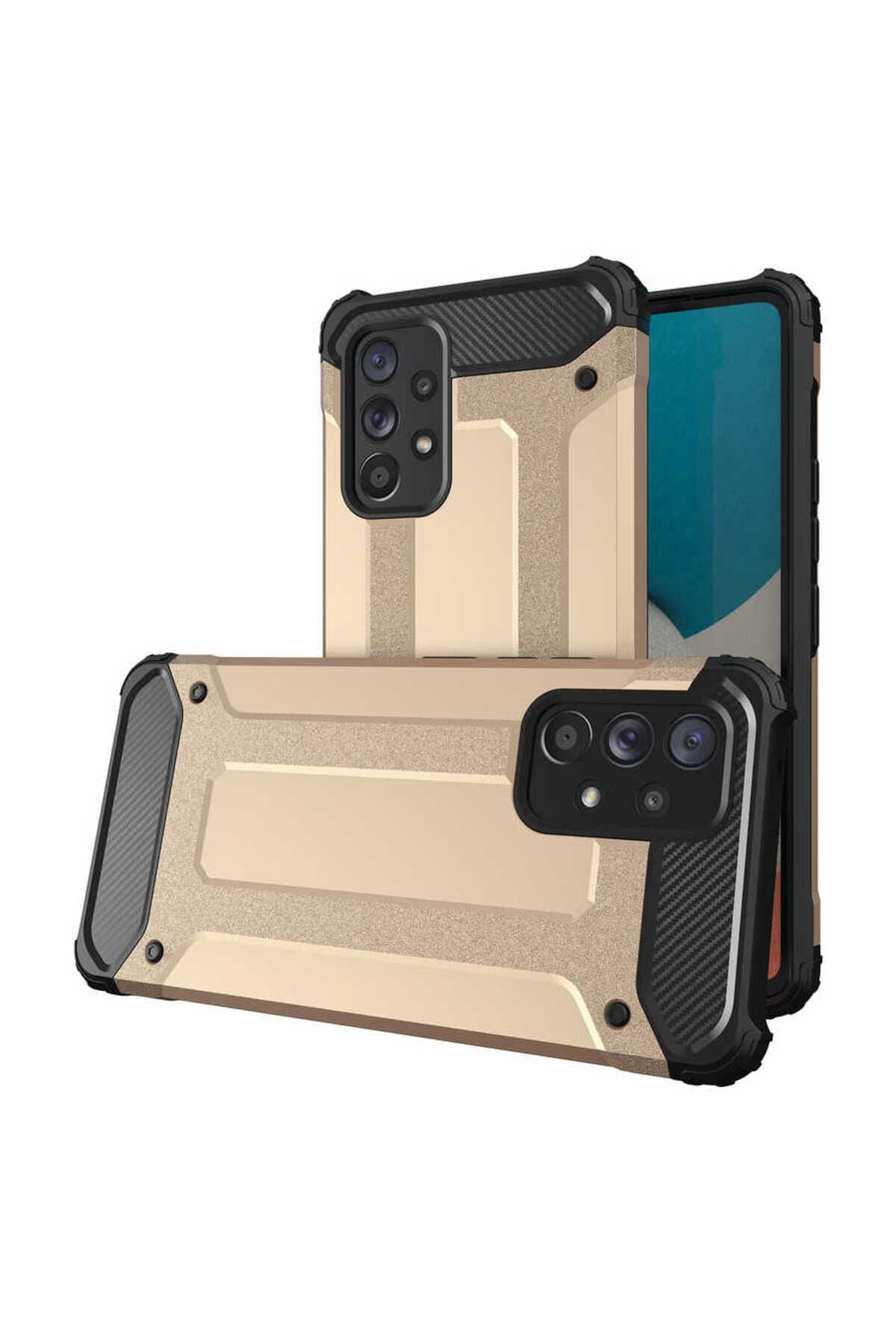 Galaxy A53 5G Kılıf TQR Crash Silikon Kapak - Rose Gold