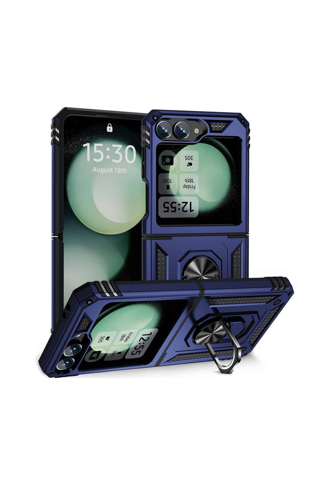 Galaxy Z Flip 6 Kılıf Zore Vega Kapak - Siyah