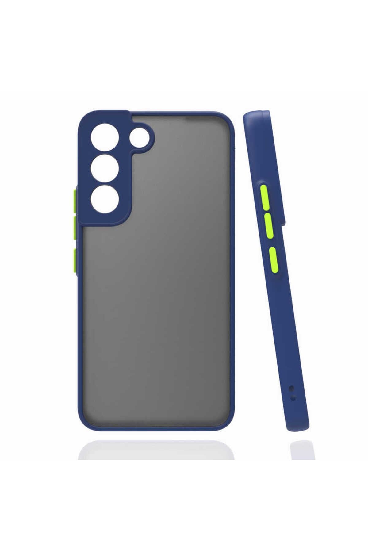 Galaxy S22 Uyumlu Zore Hux Kılıf-Lacivert