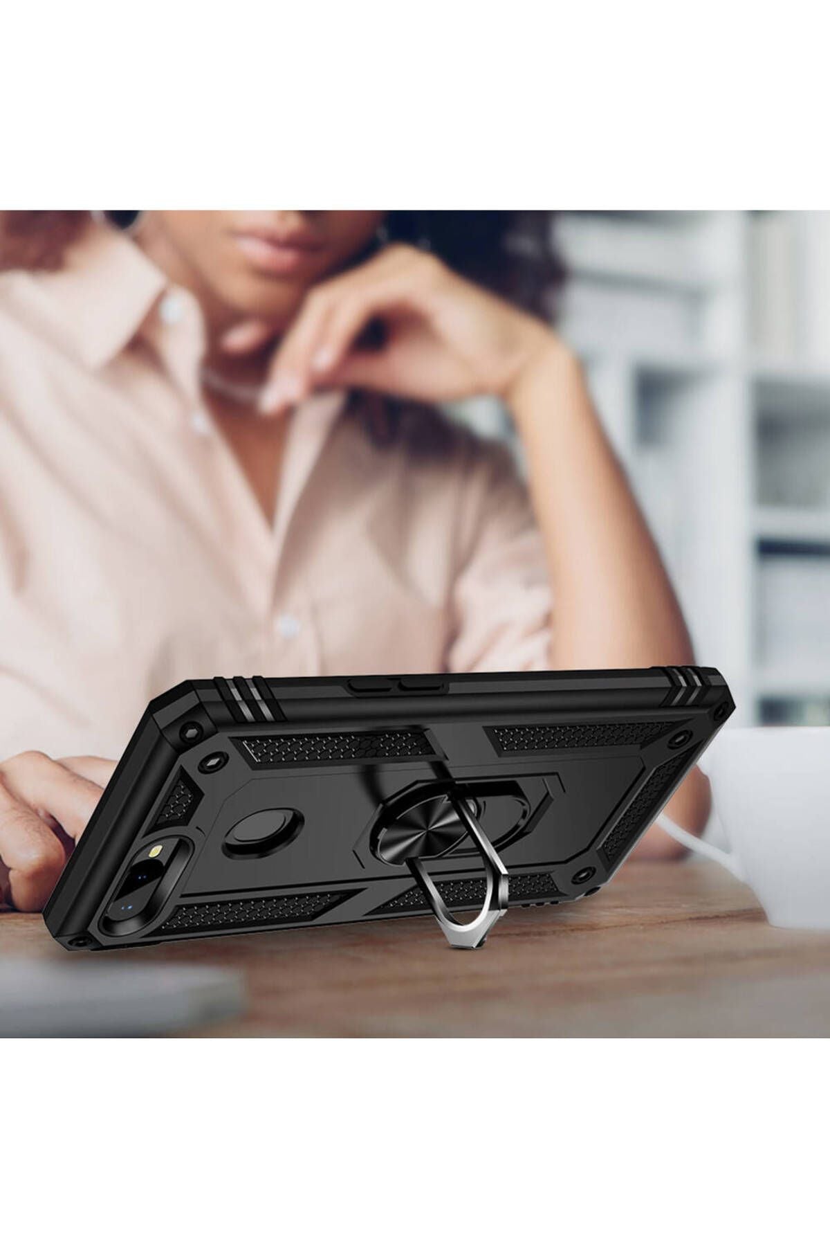 AX7 Kılıf Zore Vega Kapak - Mavi