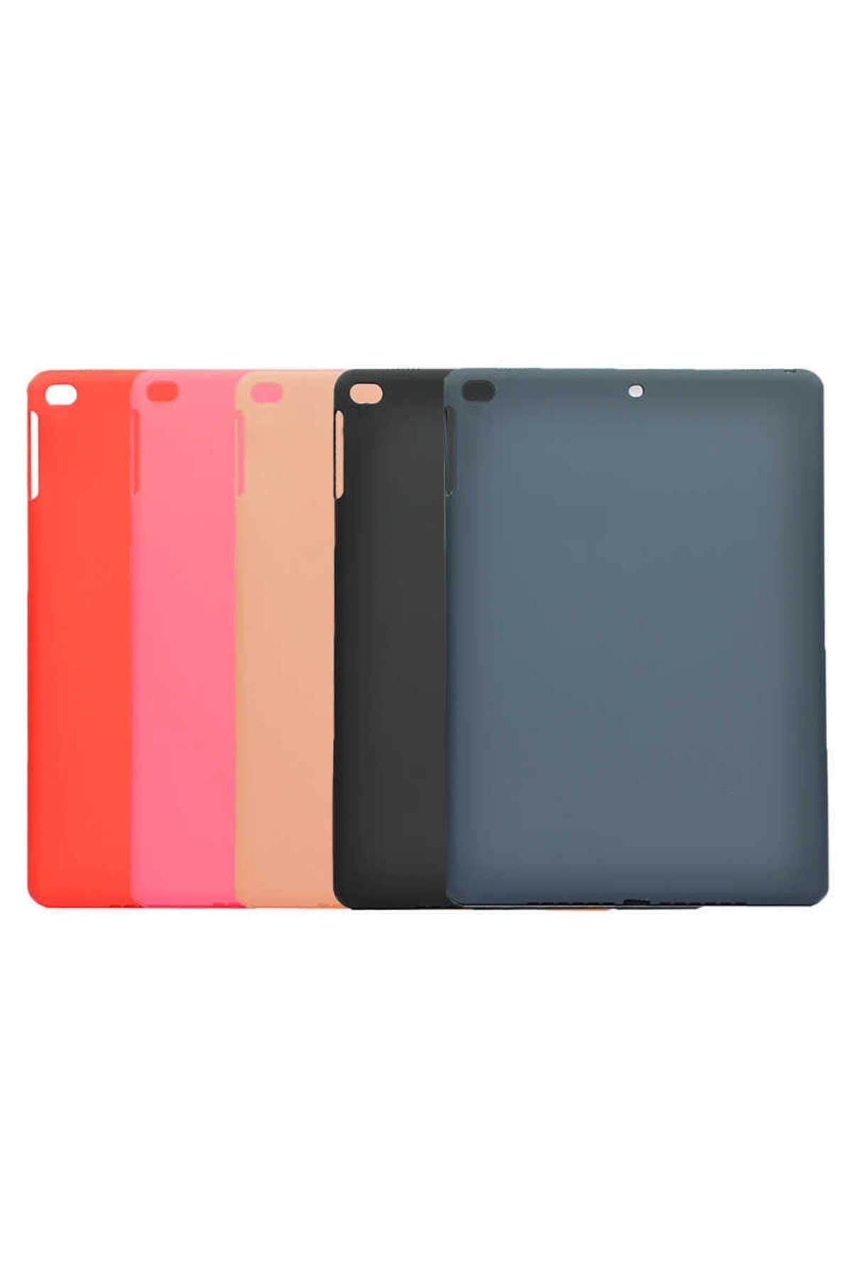 iPad Mini 5. Nesil - Uyumlu Uyumlu Zore Sky Tablet Silikon-Pembe Açık
