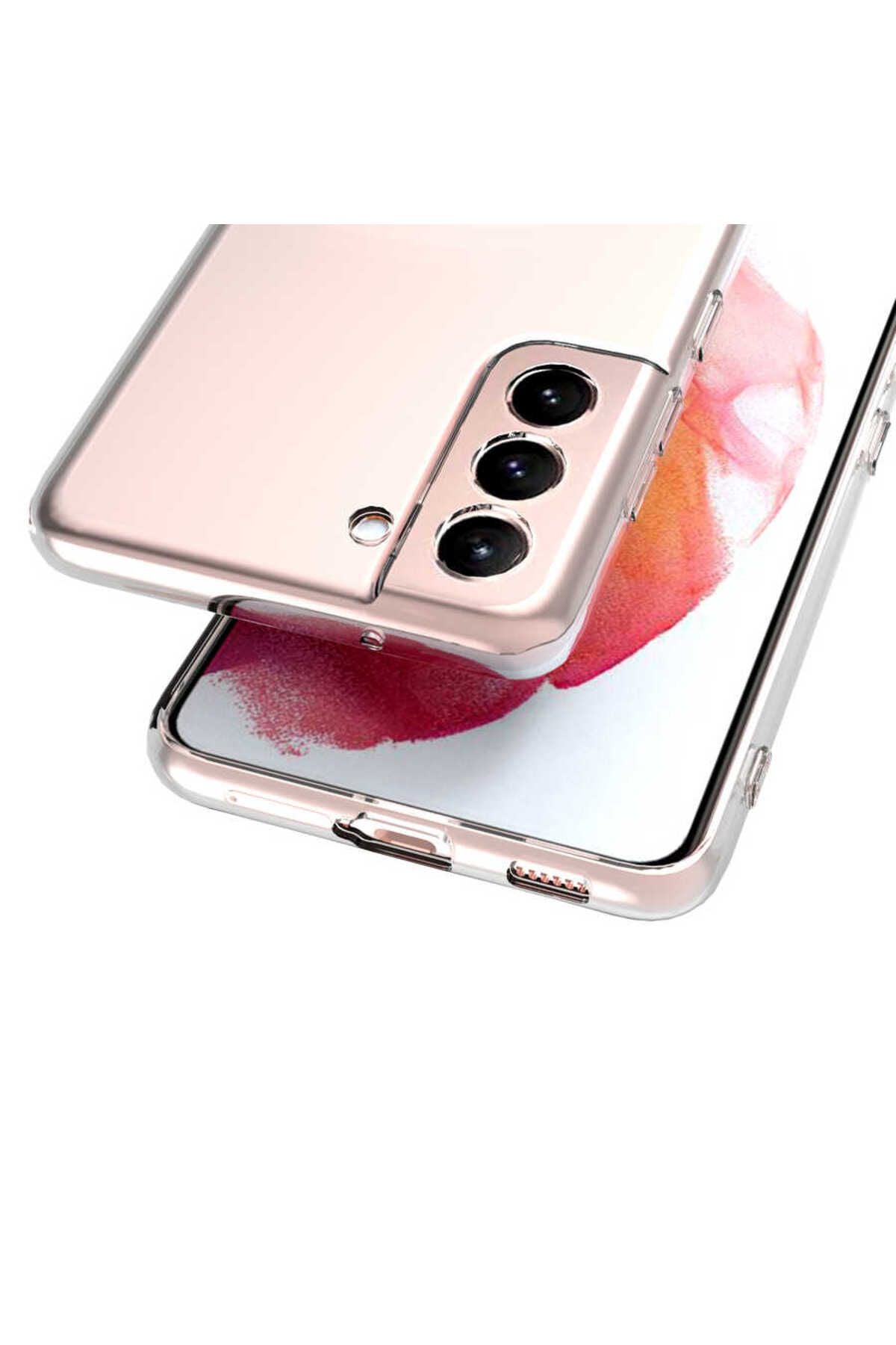 Galaxy S23 Uyumlu Zore Kamera Korumalı Süper Silikon Kılıf-Renksiz