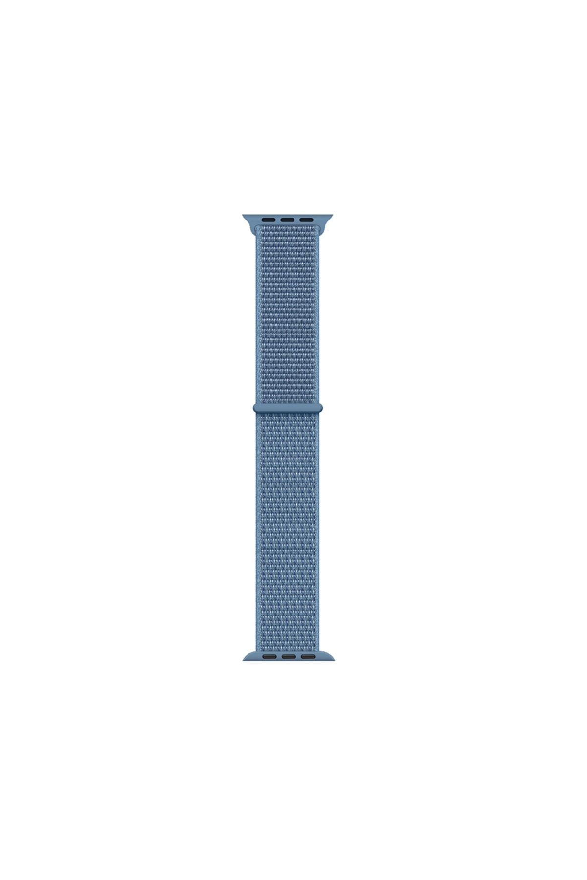 Watch uyumlu 40mm Kordon Band-03 Serisi Hasır Strap Kayış-Sea Salt