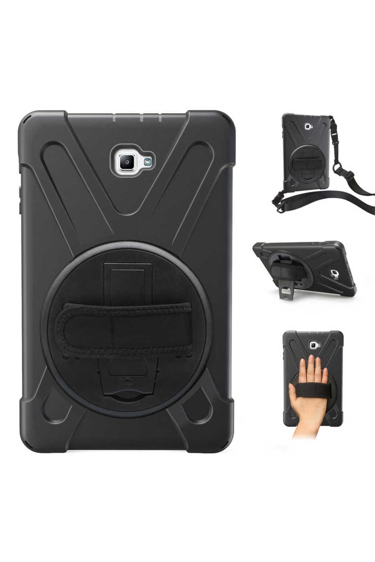 Galaxy Tab A T580 10.1 Zore Defender Tablet Silikon - Siyah