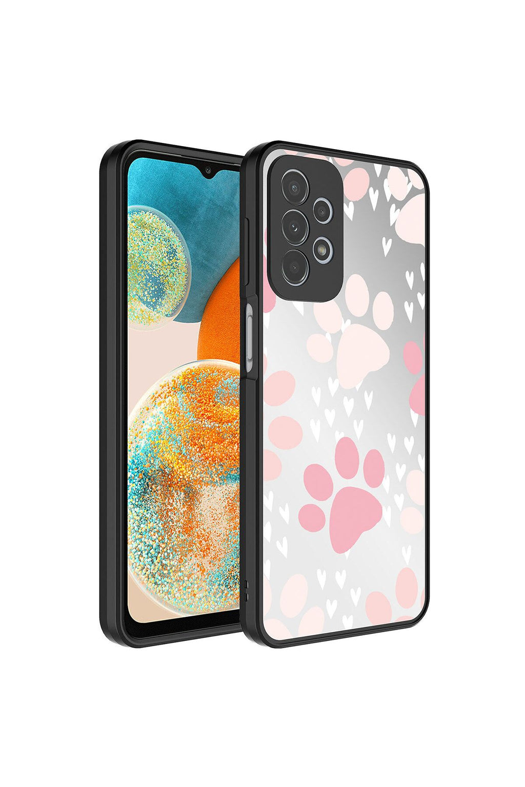 Galaxy A23 Kılıf Aynalı Desenli Kamera Korumalı Parlak Zore Mirror Kapak - Ayna