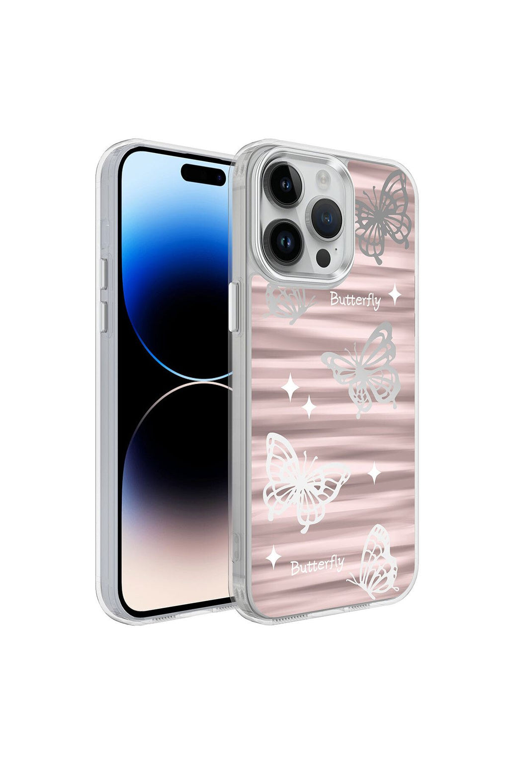 iPhone 14 Pro Uyumlu AiHTTgli Parlak Tasarımlı Zore Mimbo Kılıf-NO6