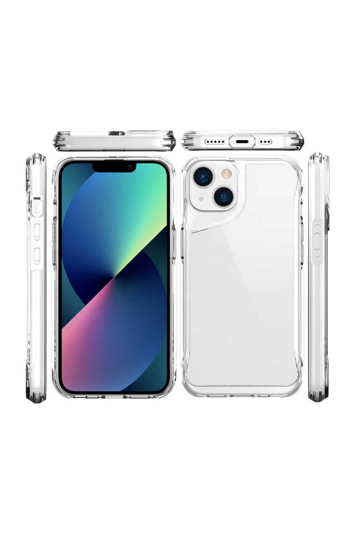 iPhone 14 Uyumlu Zore T-Max Kılıf-Renksiz