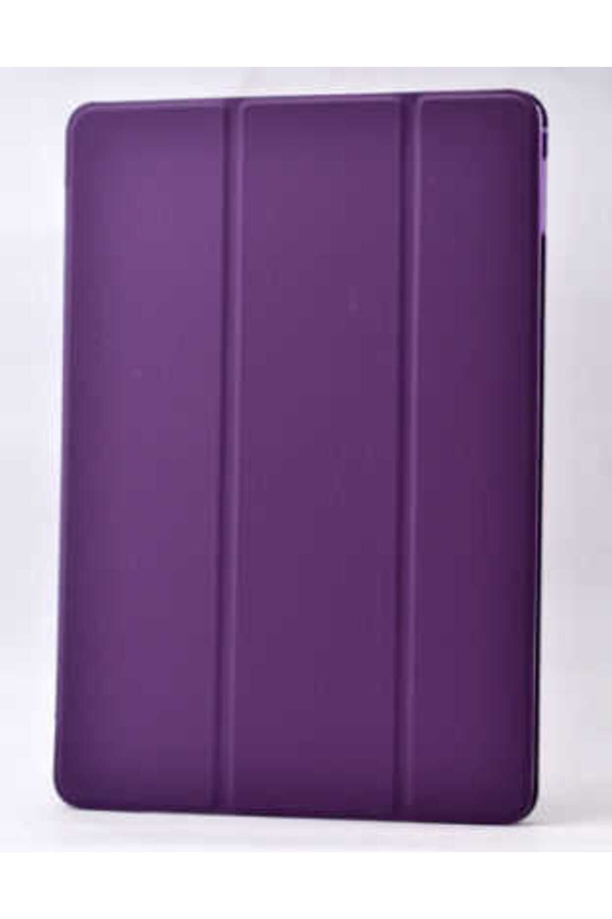 Galaxy Tab 3 Lite 7.0 T110  Uyumlu Zore Smart Cover Standlı 1-1 Kılıf-Gold