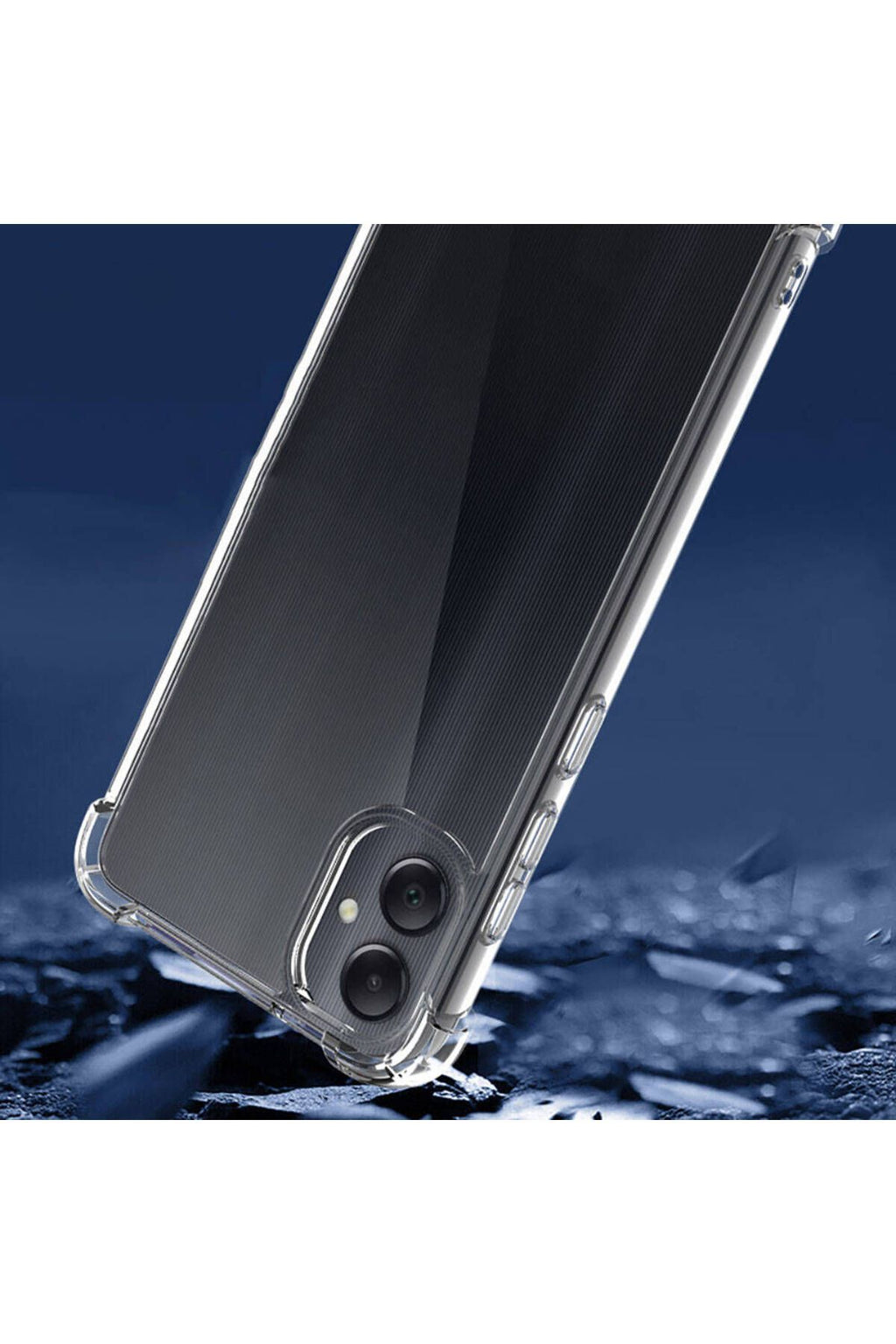 Galaxy A05 Uyumlu NTW Kılıf Zore Nitro Anti Shock Silikon-Renksiz