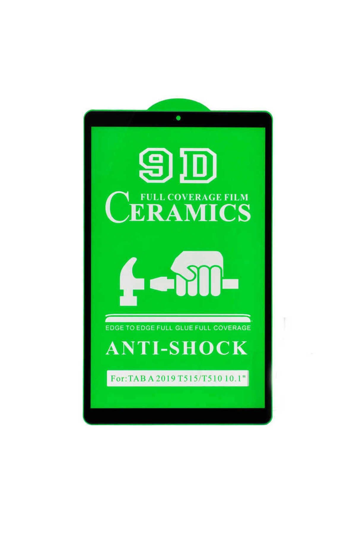 Galaxy Tab A 10.1 (2019) T510 Uyumlu Zore Tablet Seramik Ekran Koruyucu-Siyah