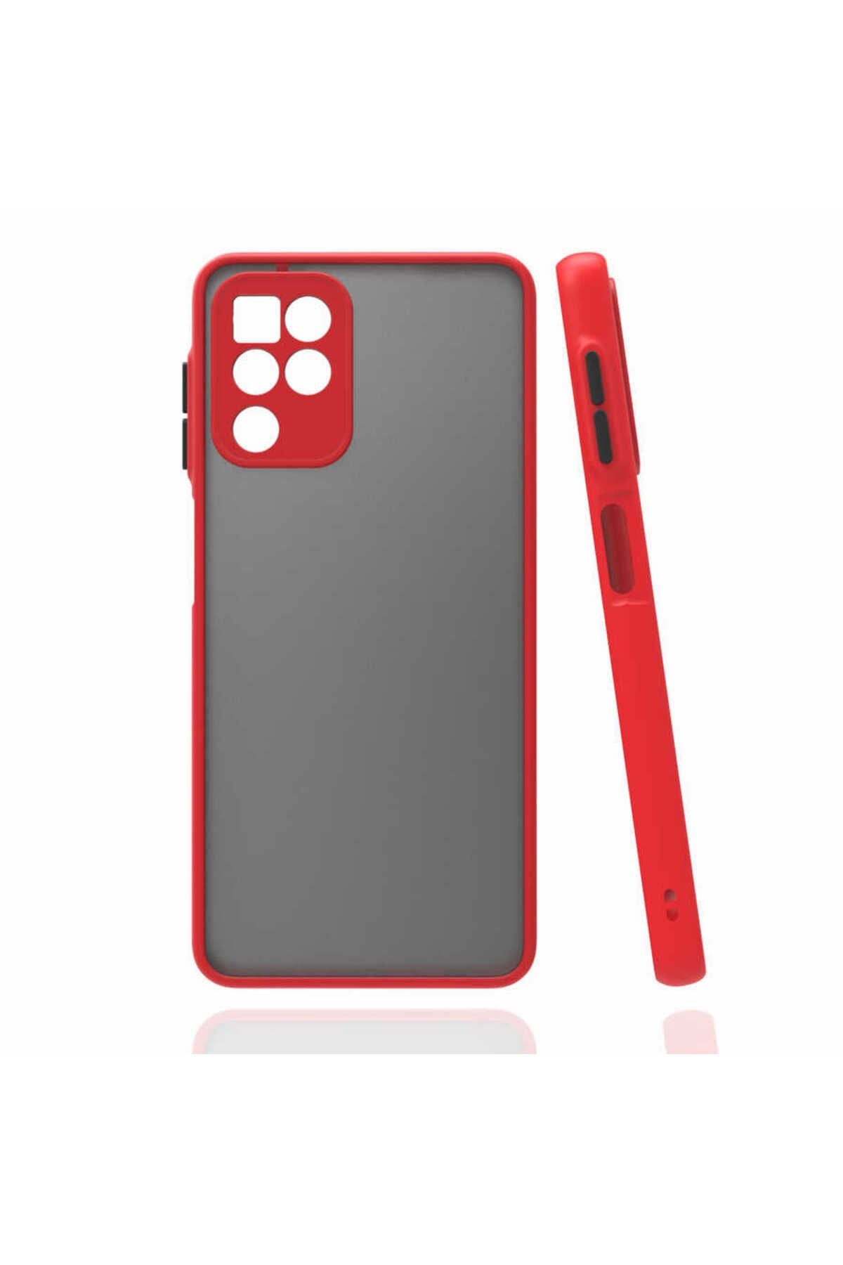 Galaxy A22 4G Kılıf Zore Hux Kapak - Kırmızı