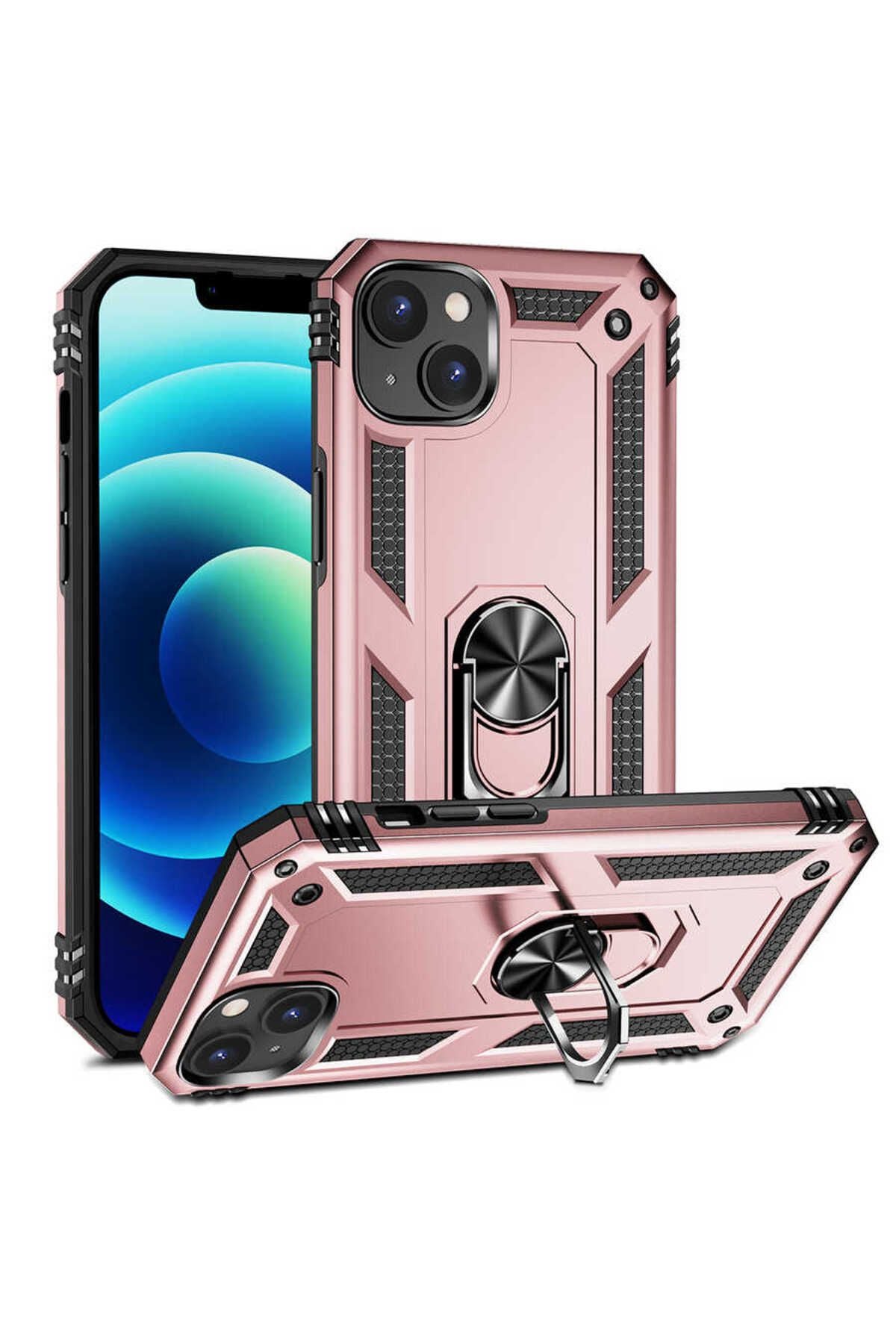 iPhone 14 Uyumlu Zore Vega Kılıf-Rose Gold