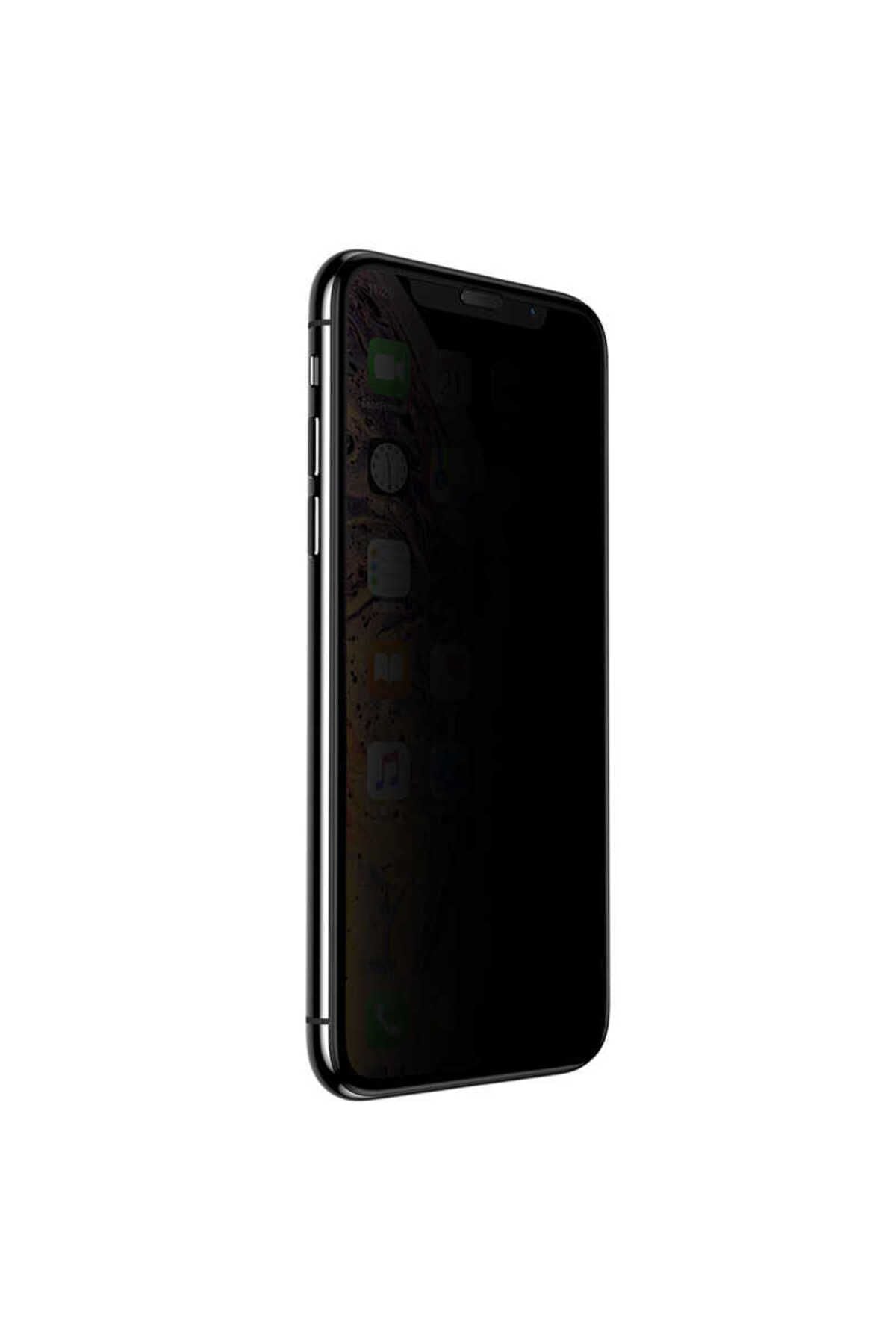iPhone 15 Pro Uyumlu Zore Anti-Dust Privacy Temperli Ekran Koruyucu