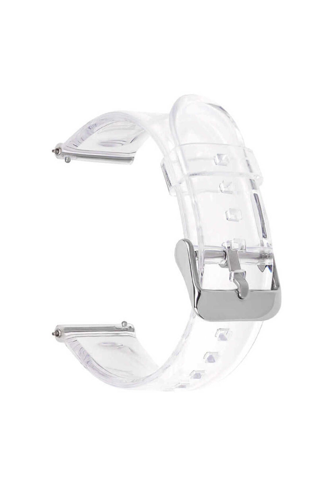 Galaxy Watch 42mm KRD-13 Şeffaf Uyumlu PAK Kordon Renksiz