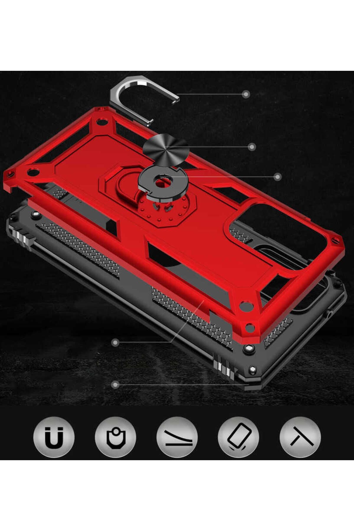 Galaxy A52 Kılıf Zore Vega Kapak - Siyah