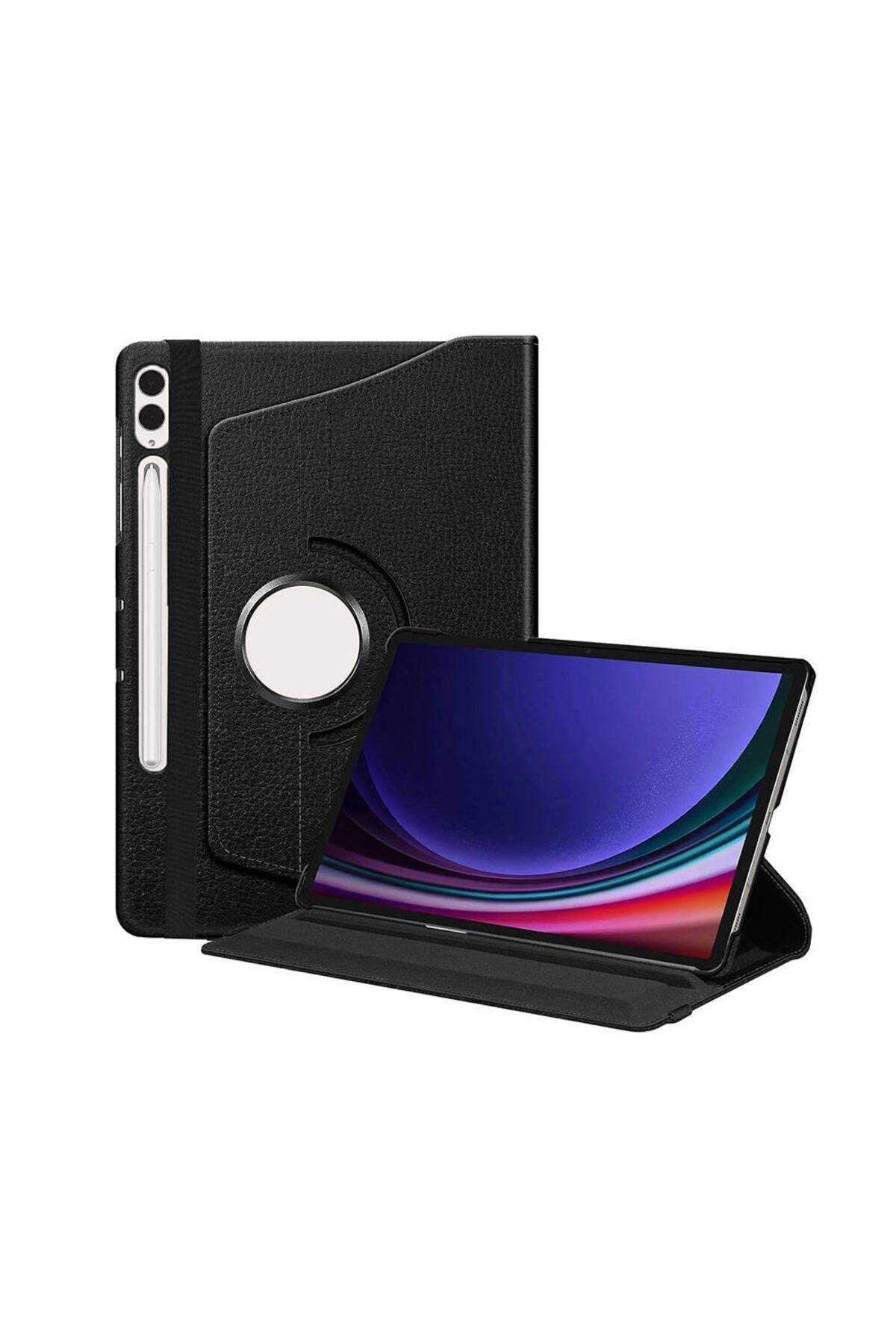 Galaxy Tab S10 Plus Zore Dönebilen Standlı Kılıf - Mavi