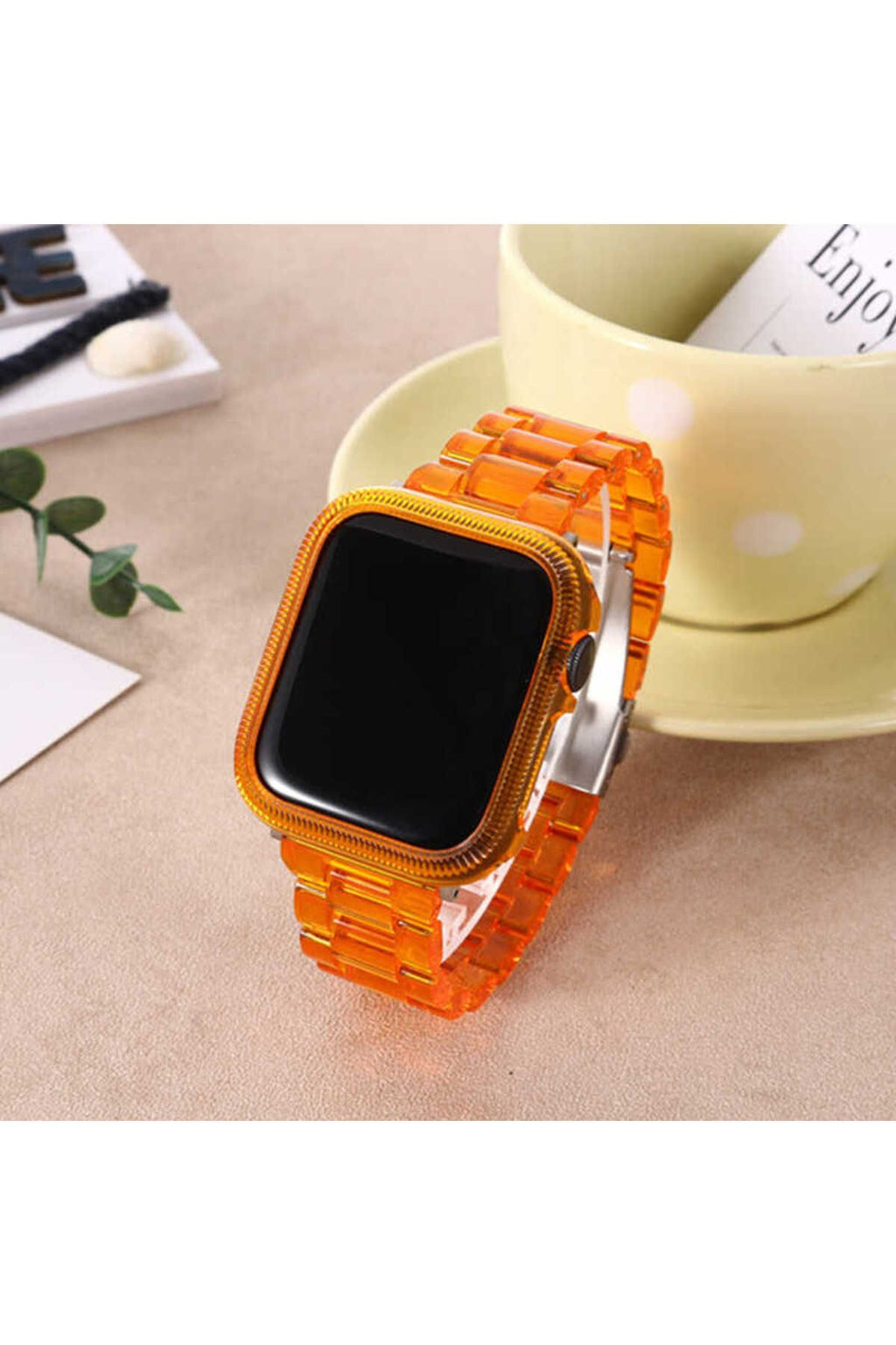 Watch Ultra 49mm Kordon Uyumlu KRD-33 Strap Kayış CLO- Renksiz