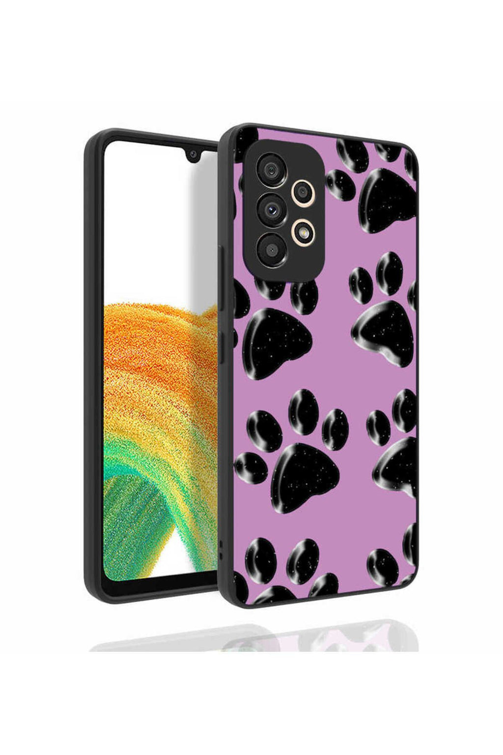 Galaxy A53 5G Kılıf Desenli Kamera Korumalı Parlak Zore Nora Kapak - NO3