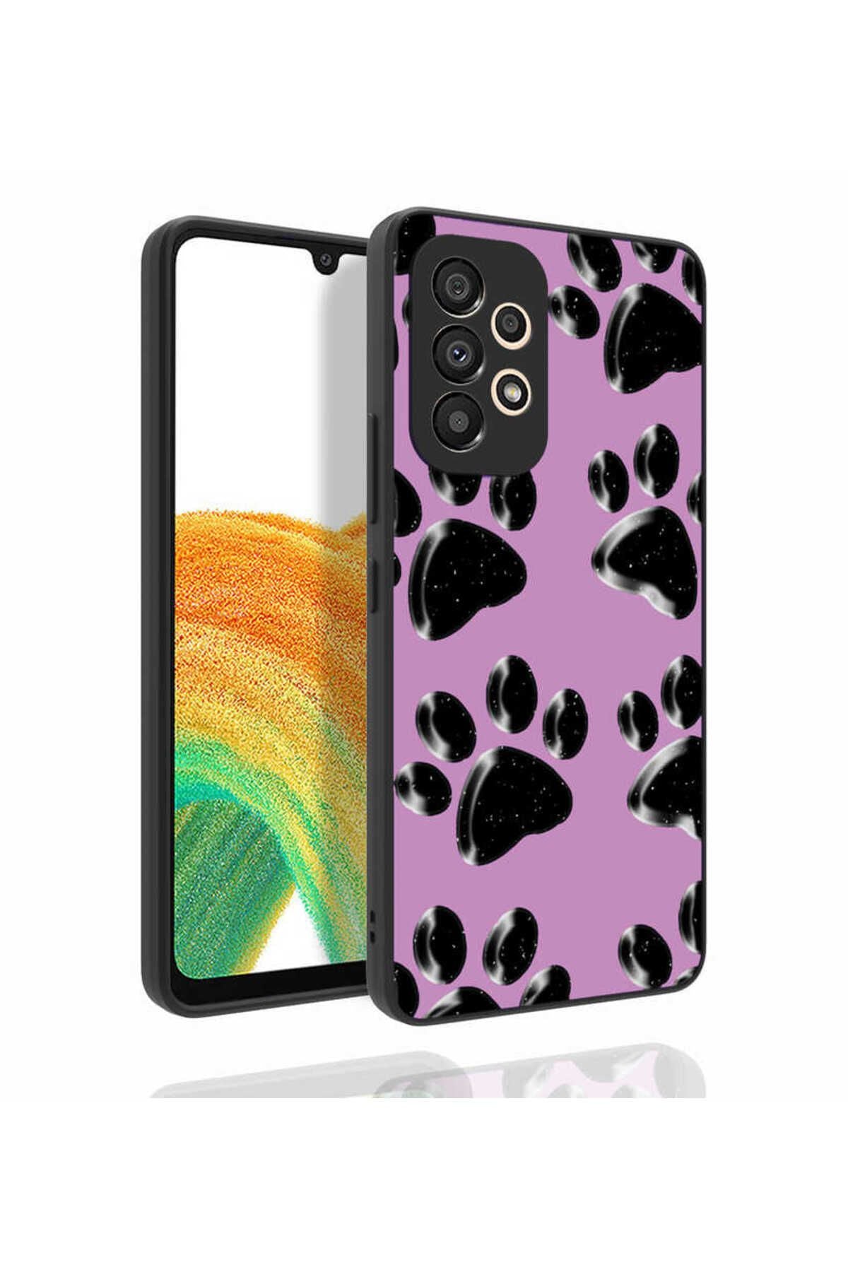Galaxy A53 5G Kılıf Desenli Kamera Korumalı Parlak Zore Nora Kapak - NO3