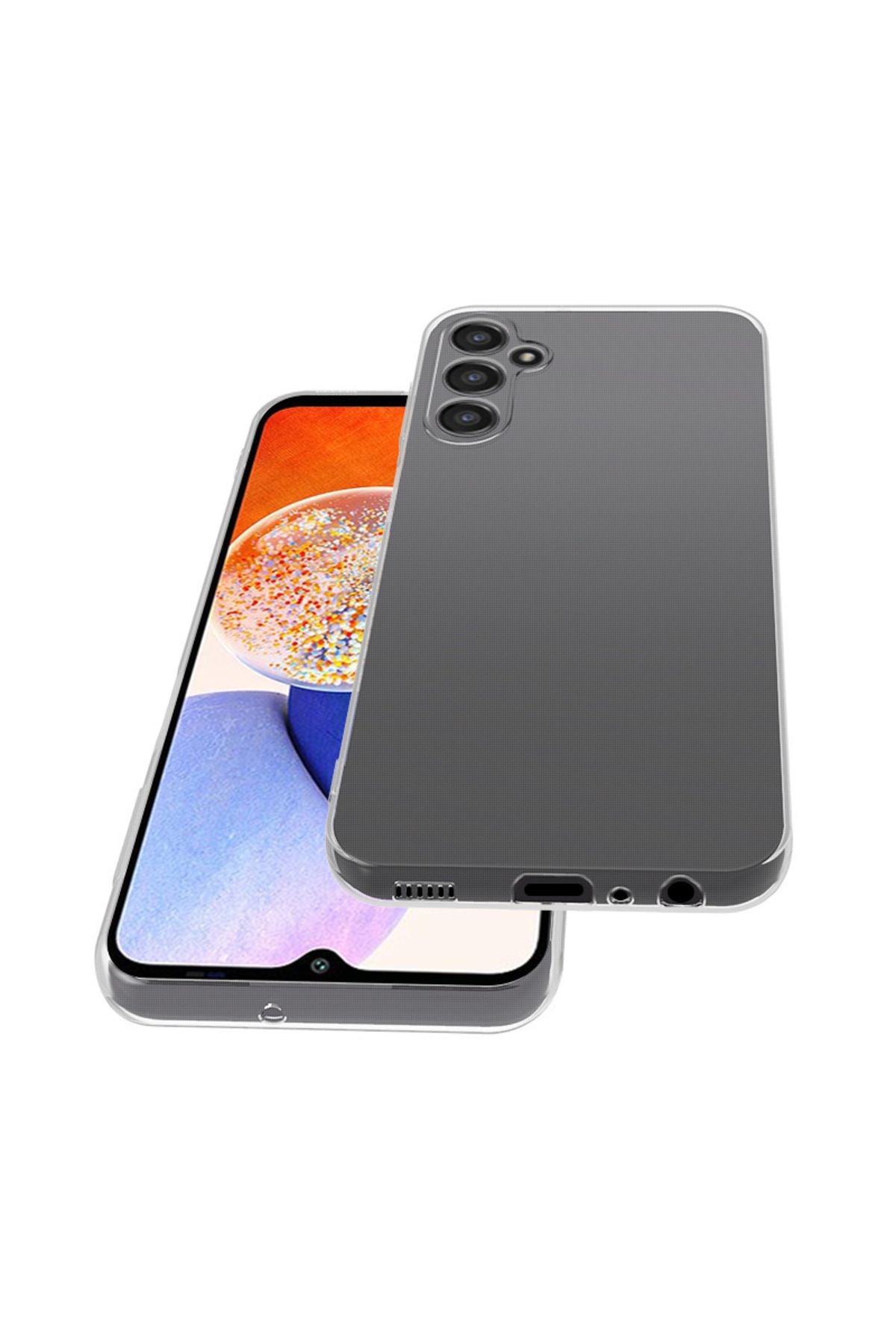 Galaxy A36 Kılıf Zore Süper Silikon Kapak - Şeffaf