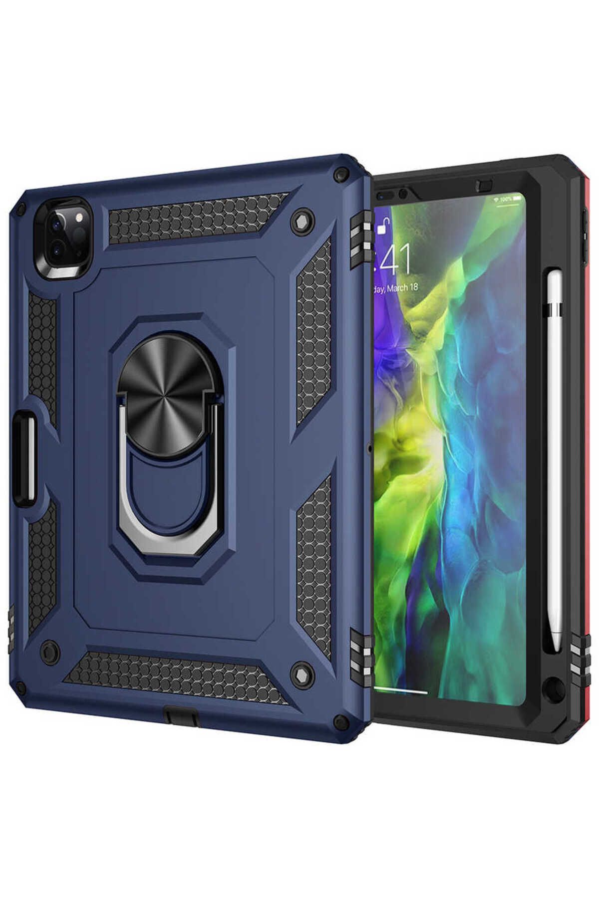 iPad Pro 3. nesil 11 inç - Uyumlu Uyumlu Zore Tablet Vega Kapak-Mavi
